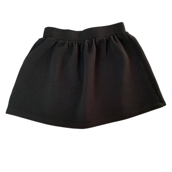 Urban Outfitters Cooperative Skirt Medium Black Elastic Waist A Line - Picture 3 of 6
